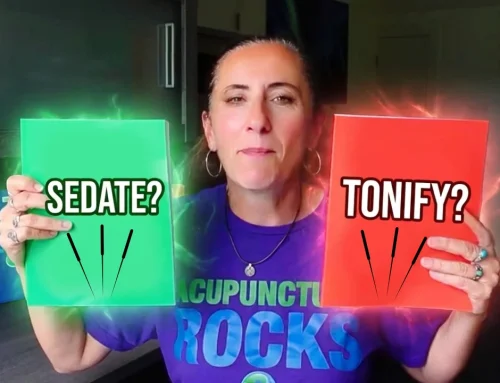 Sedate or Tonify Needle Stimulation