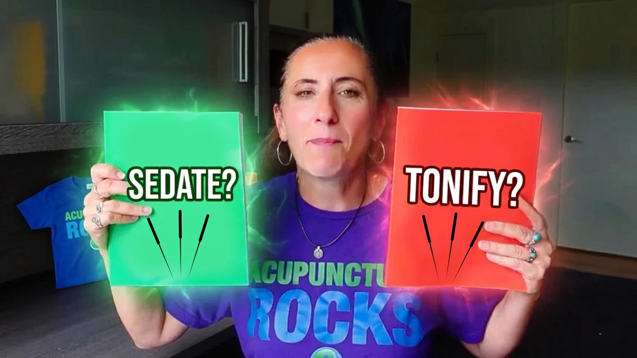 tonify or sedate acupuncture