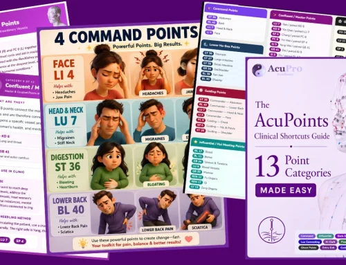 The Acupuncture Cheat Sheet I Wish I Had in TCM School