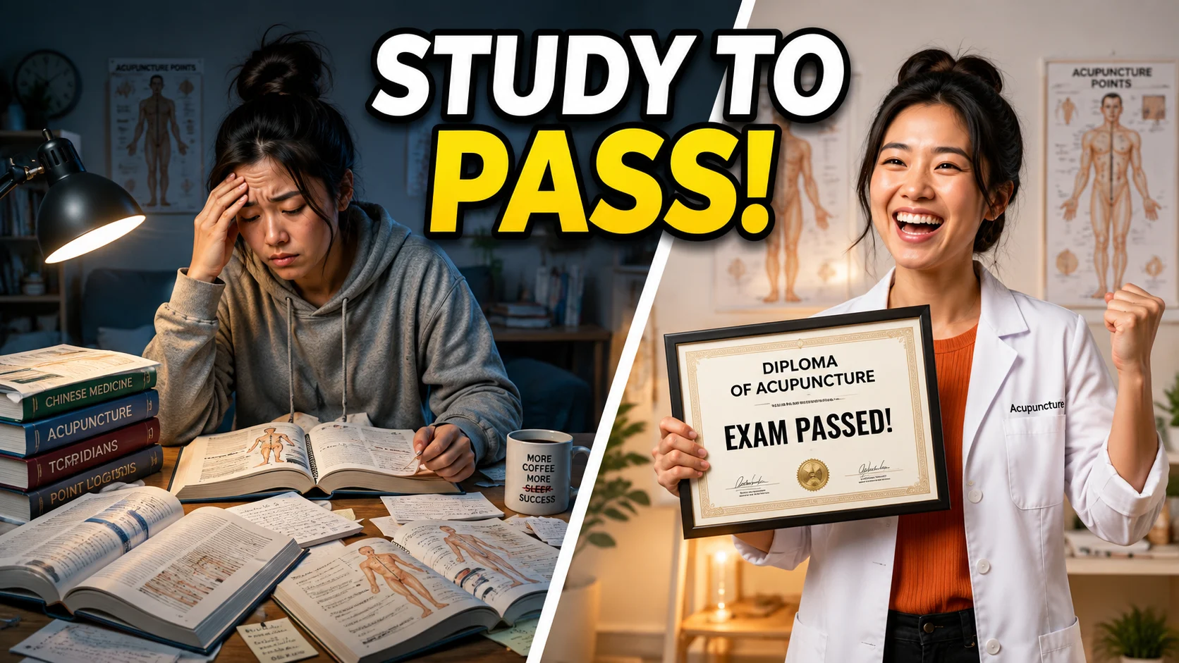 acupuncture exam study to pass